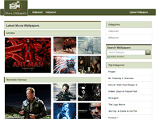 Tablet Screenshot of moviewallpapers101.com